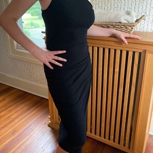 Slimming little black dress